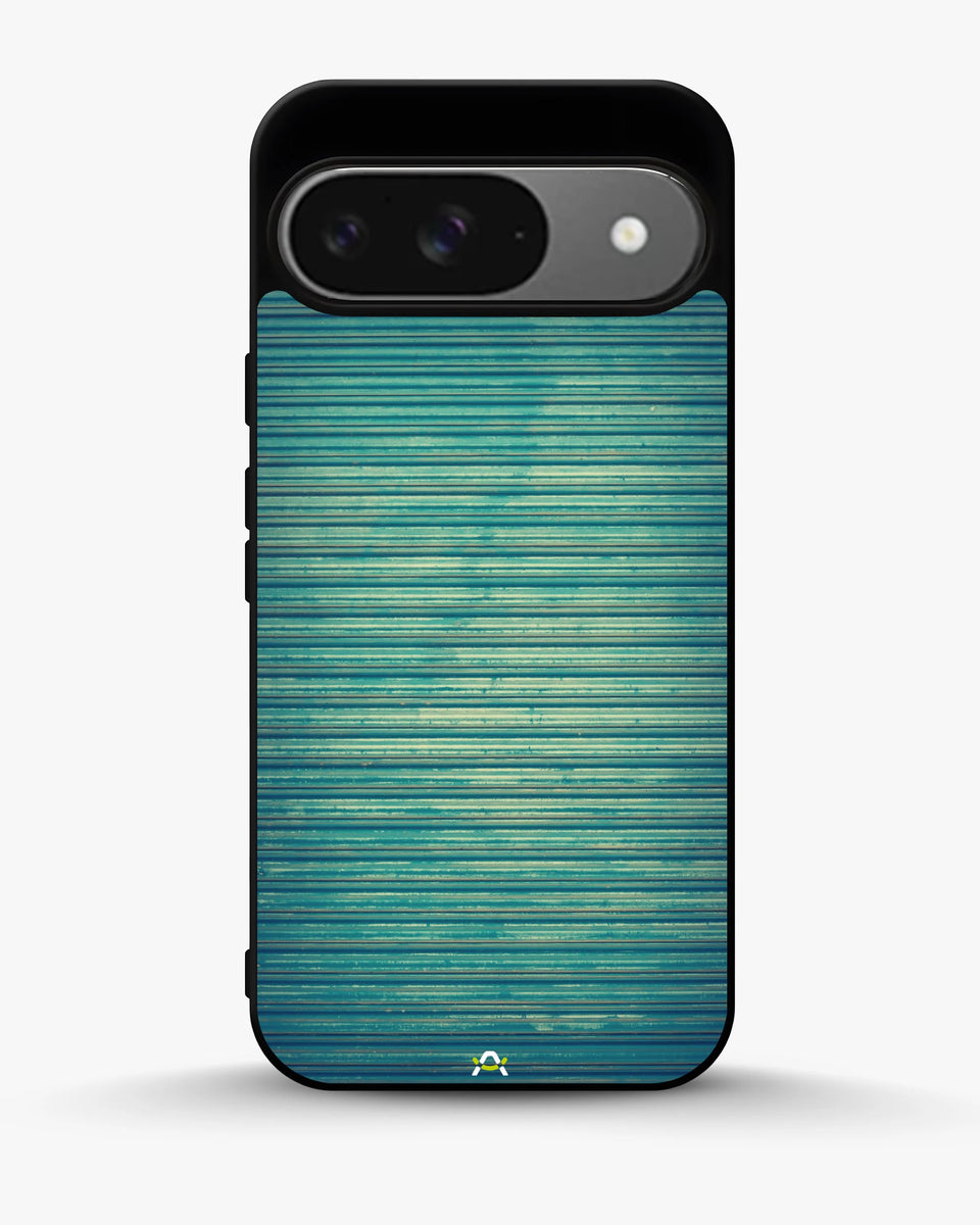Creslia vintage teal stripes phone case - vintage teal stripes phone case google pixel 9