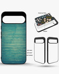 Creslia vintage teal stripes phone case general construction specs - vintage teal stripes phone case google pixel general specs 1