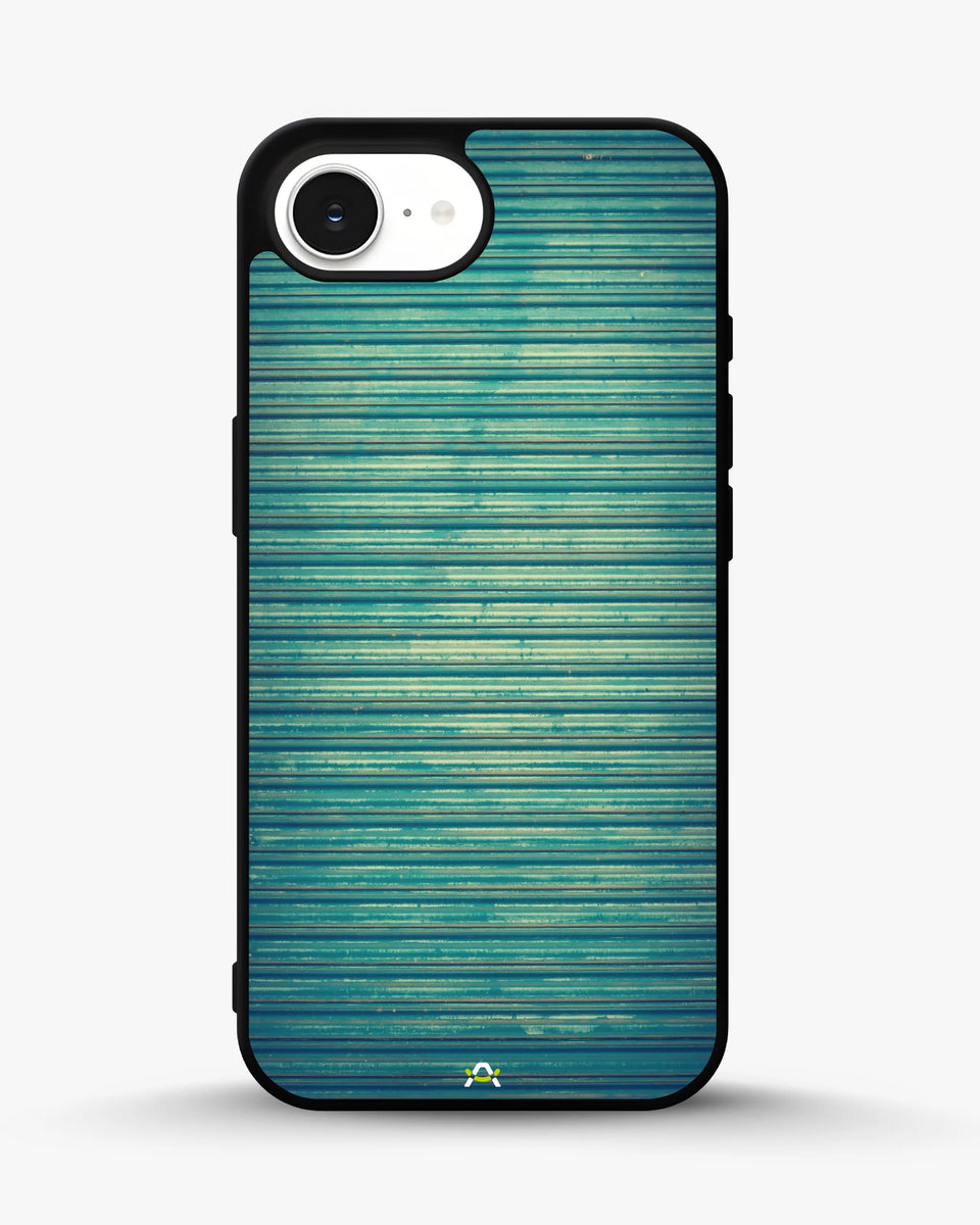 Creslia vintage teal stripes phone case - vintage teal stripes phone case iphone 16e