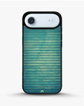 Creslia vintage teal stripes phone case - vintage teal stripes phone case iphone 17 air