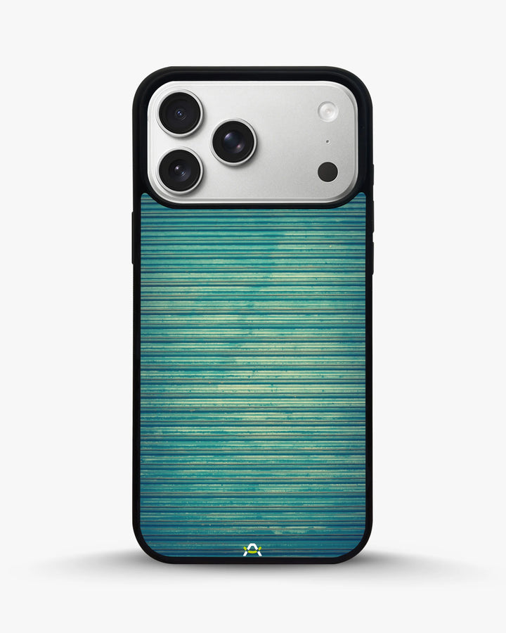 Creslia vintage teal stripes phone case - vintage teal stripes phone case iphone 17 pro max