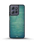 Creslia vintage teal stripes phone case - vintage teal stripes phone case moto g power 2025