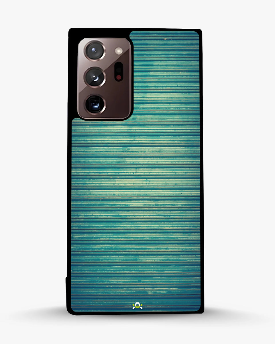 Creslia vintage teal stripes phone case - vintage teal stripes phone case samsung galaxy note 20 ultra