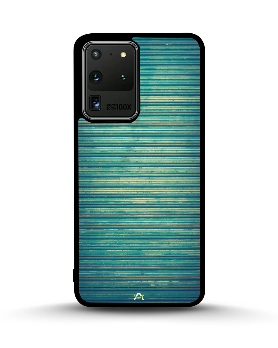 Creslia vintage teal stripes phone case - vintage teal stripes phone case samsung galaxy s20 ultra