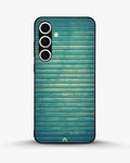 Creslia vintage teal stripes phone case - vintage teal stripes phone case samsung galaxy s24 plus
