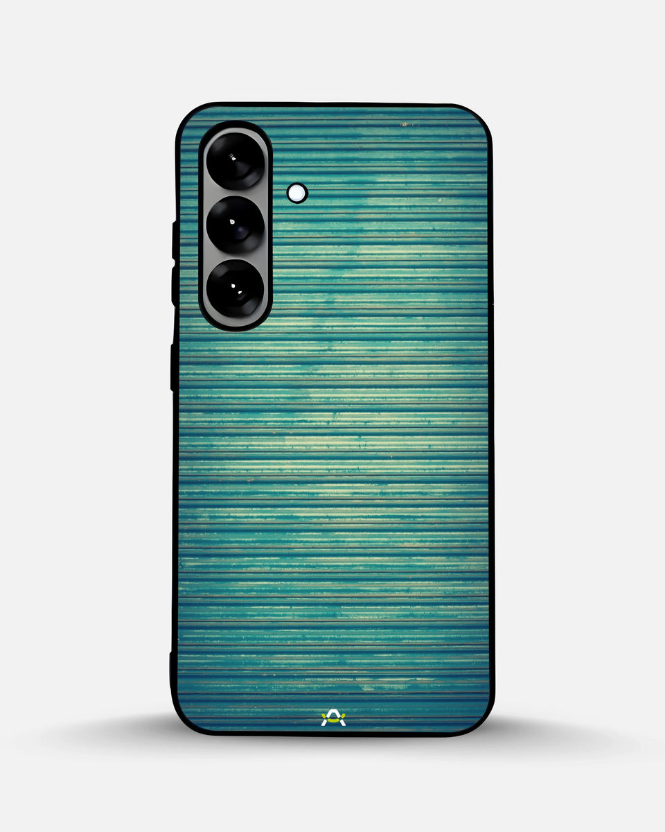 Creslia vintage teal stripes phone case - vintage teal stripes phone case samsung galaxy s25