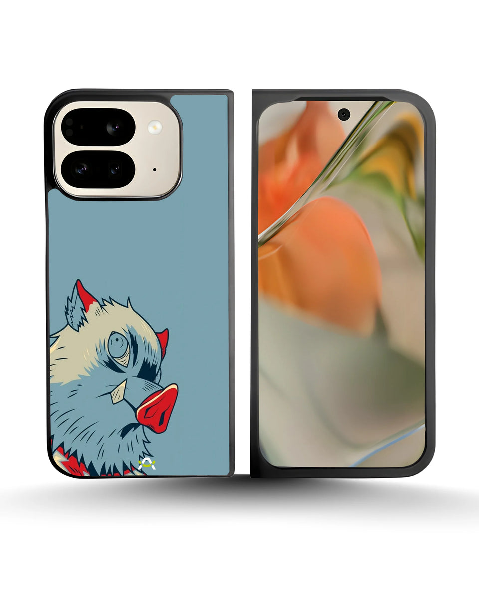 Creslia wolf graphic phone case - wolf graphic phone case google pixel 10 pro fold