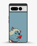 Creslia wolf graphic phone case - wolf graphic phone case google pixel 7 pro