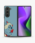 Creslia wolf graphic phone case - wolf graphic phone case samsung galaxy z fold 6