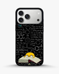 Yellow Cartoon Dog Phone Case - Quirky Black & Yellow Print for iPhone, Samsung, Pixel, OnePlus & Vivo