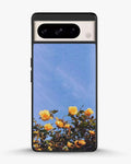 Creslia yellow roses sky phone case - yellow roses sky phone case google pixel 8 pro