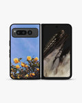 Creslia yellow roses sky phone case - yellow roses sky phone case google pixel fold