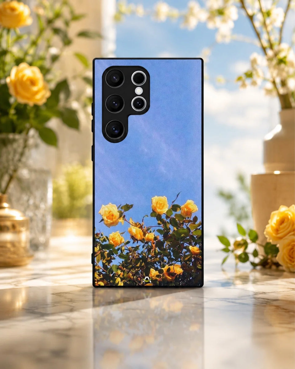 Creslia yellow roses sky phone case general construction specs - yellow roses sky phone case google pixel general specs 4
