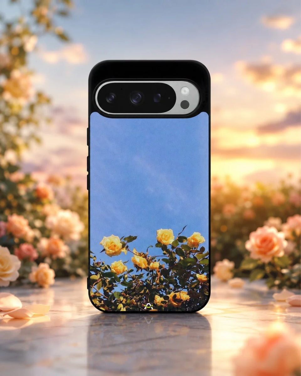Creslia yellow roses sky phone case general construction specs - yellow roses sky phone case google pixel general specs 5