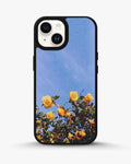 Creslia yellow roses sky phone case - yellow roses sky phone case iphone 14