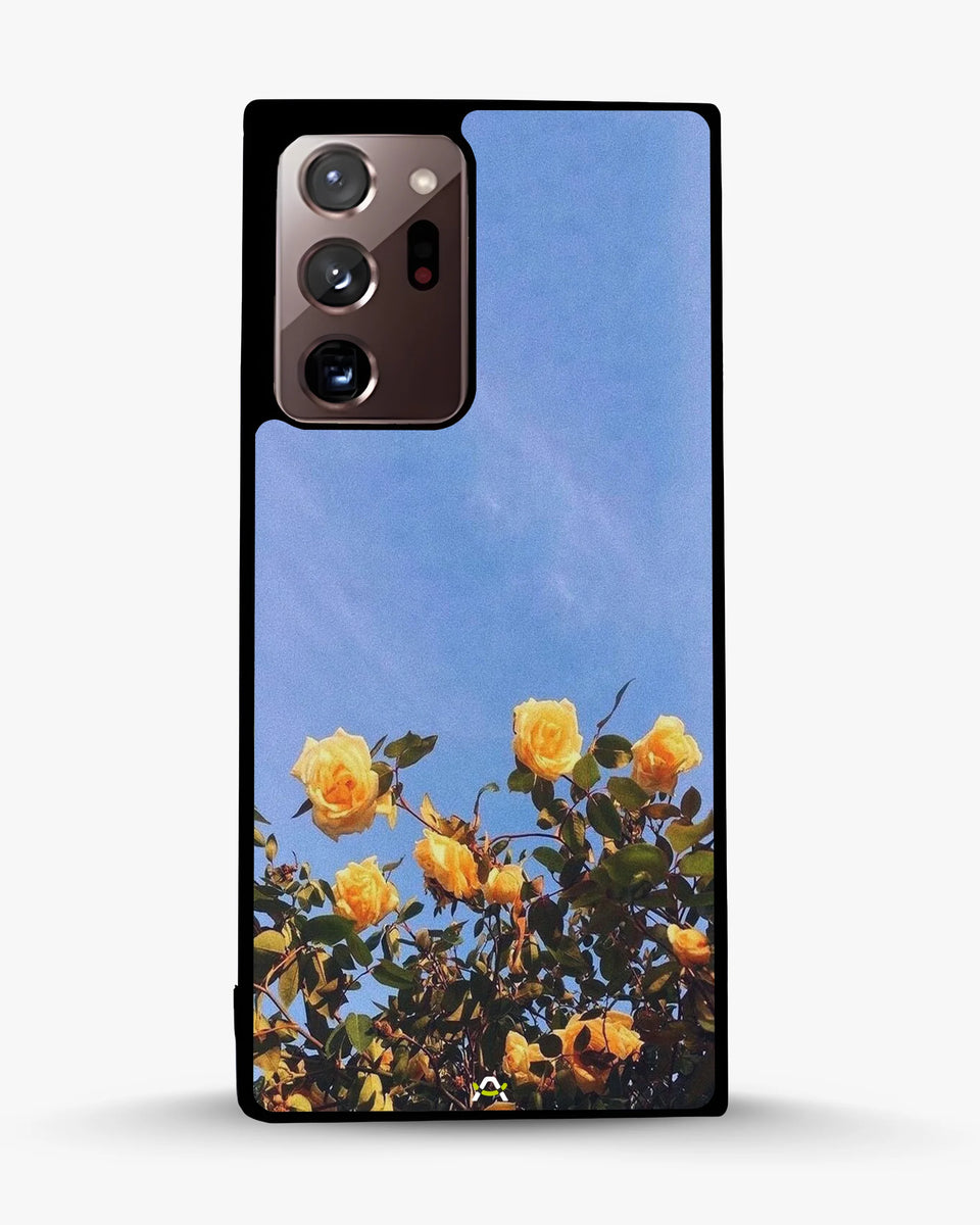Creslia yellow roses sky phone case - yellow roses sky phone case samsung galaxy note 20 ultra