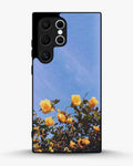 Creslia yellow roses sky phone case - yellow roses sky phone case samsung galaxy s22 ultra