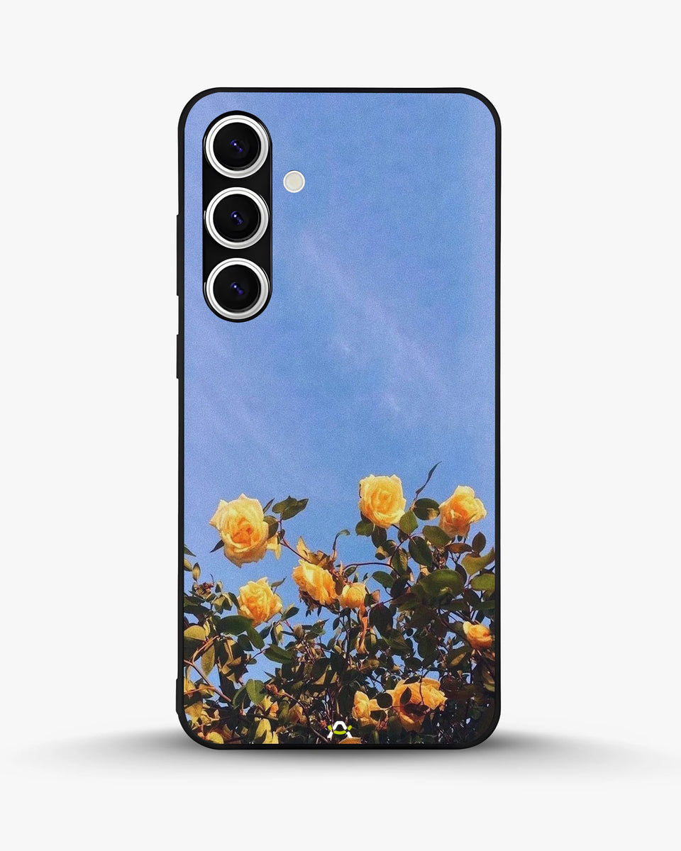 Creslia yellow roses sky phone case - yellow roses sky phone case samsung galaxy s24 fe